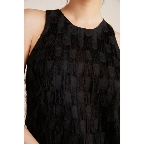 ANTHROPOLOGIE Roxie Fringe Spot Shift Dress - Picture 5 of 11